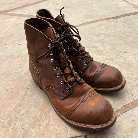 Red Wing Boots 8085 Iron Ranger Copper Rough & Tough US...